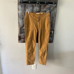 Women's Anthropologie Wanderer Pants Mustard Yellow